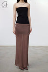 SWAYING/KNIT bottoming tube top SWBM03 black